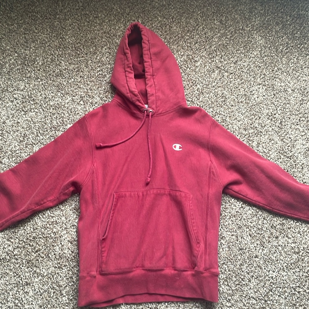 Red Champion Hoodie